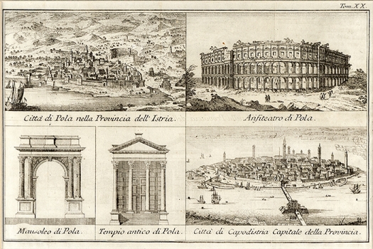 ALBRIZZI, GIAMBATISTA: VIEWS OF PULA AND KOPER